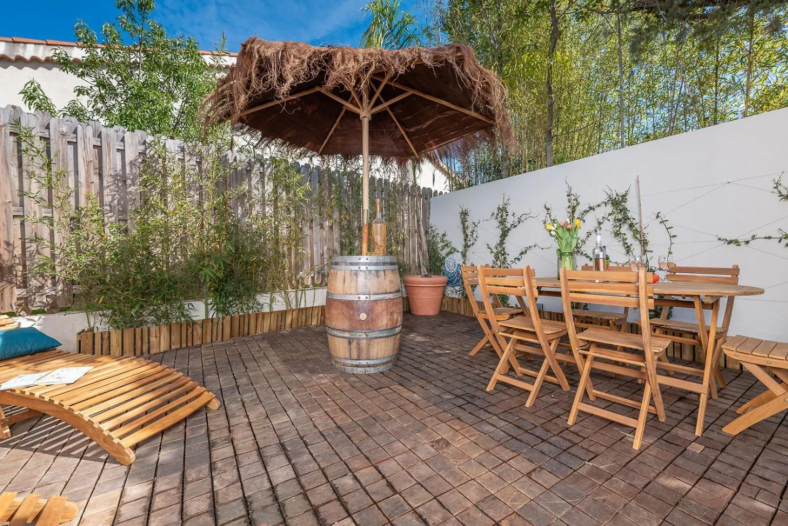 Apartment Appartement 6 Pers Jardin Prive La Cabane Bambou - Mandara Beach , Antibes French Riviera Juan-les-Pins France